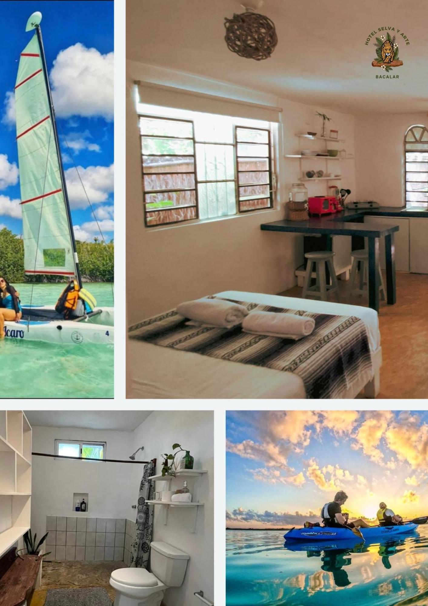 Casa Arte Y Selva Bacalar - Free Bikes & Kayyaks Hotel Buitenkant foto